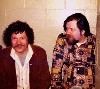 Pat with Dave van Ronk in the 60s.