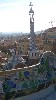 View of Gatehouse Tower and City of Barcelona from Park, Photo by M.Favermann, All rights reserved.