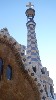 Gatehouse tower and roof details
Photo by M. Favermann, All Rights Reserved