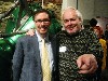 DeCordova director, Dennis Kois, left with art critic, Charles Giuliano. James Manning photo.