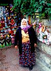 Souvenir vendor, Iznik.