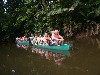 Canoes in the lagoon
