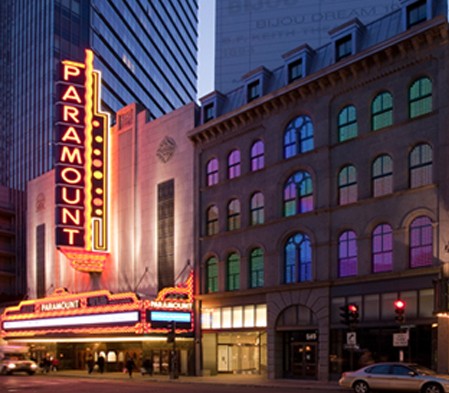Paramount Center LED Windows