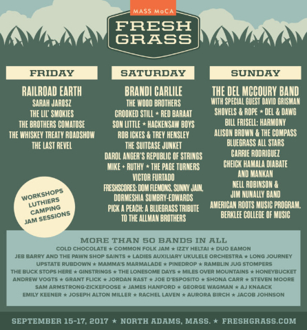 'Fresh Grass' Festival Day One At Mass MoCa - Philip S. Kampe ...
